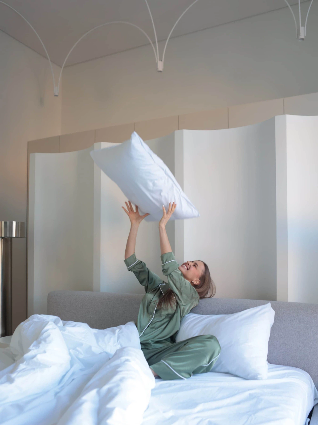 Комплект постільної білизни з тканини Ранфорс білого кольору BedclozZzes модель 7271 Комплект постільної білизни з тканини Ранфорс білого кольору BedclozZzes модель 7271 Фото