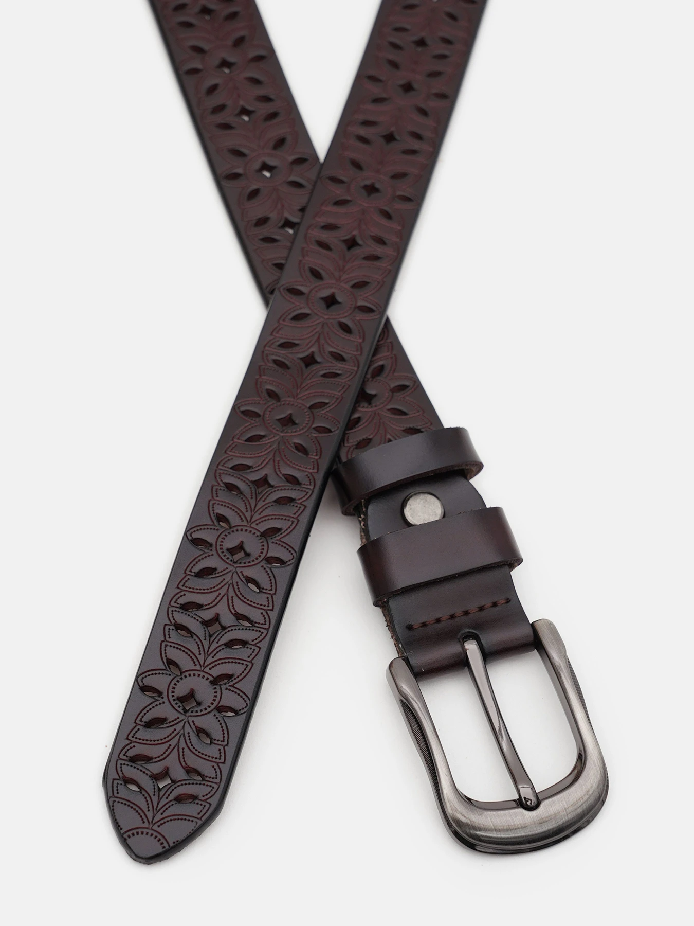 Ремни Borsa Leather модель CV1ZK-094br-brown Фото