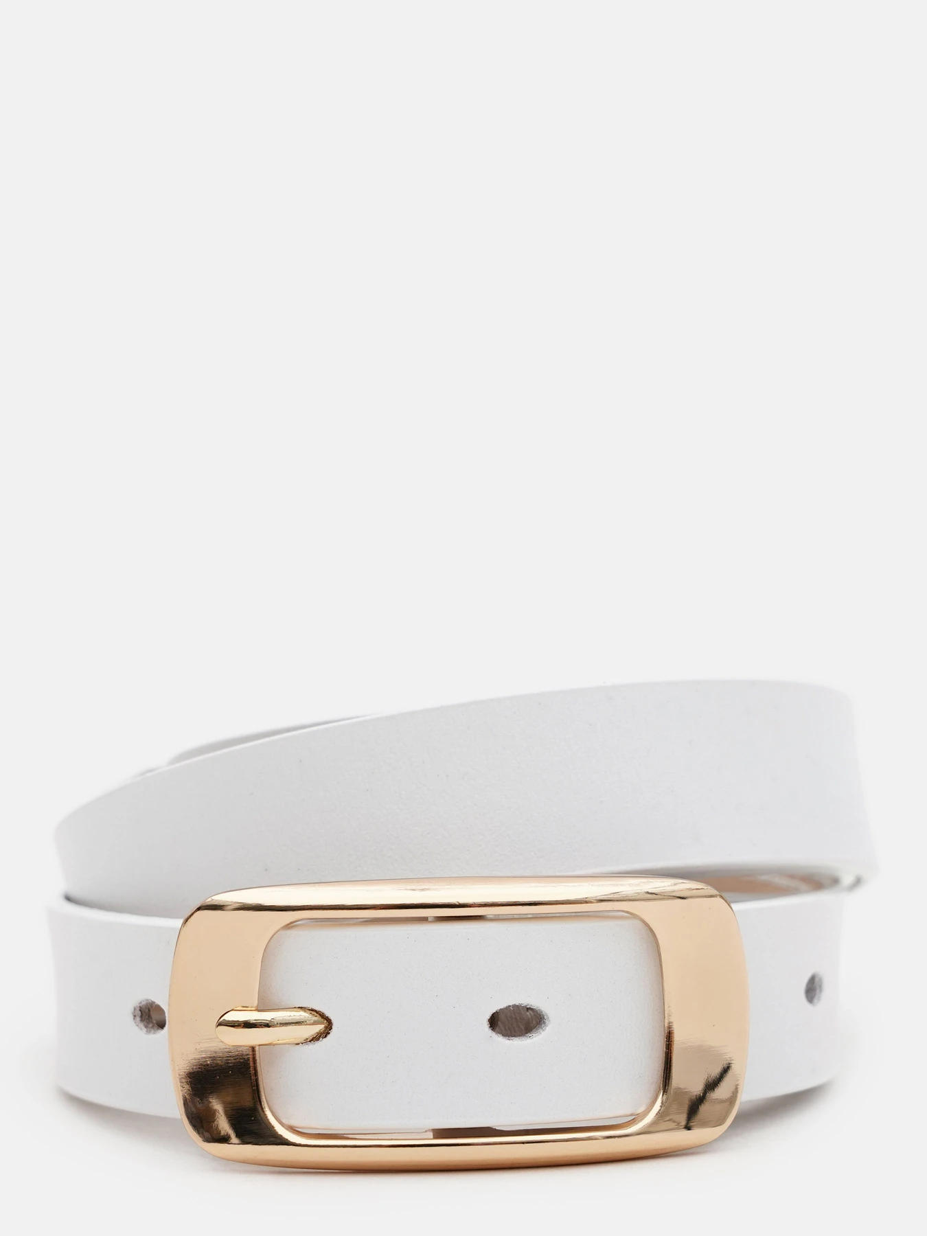 Ремни Borsa Leather модель CV1ZK-015-goldwhite Фото