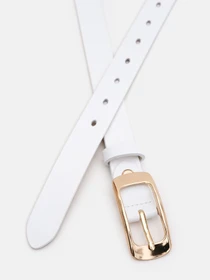 Ремни Borsa Leather модель CV1ZK-015-goldwhite Фото