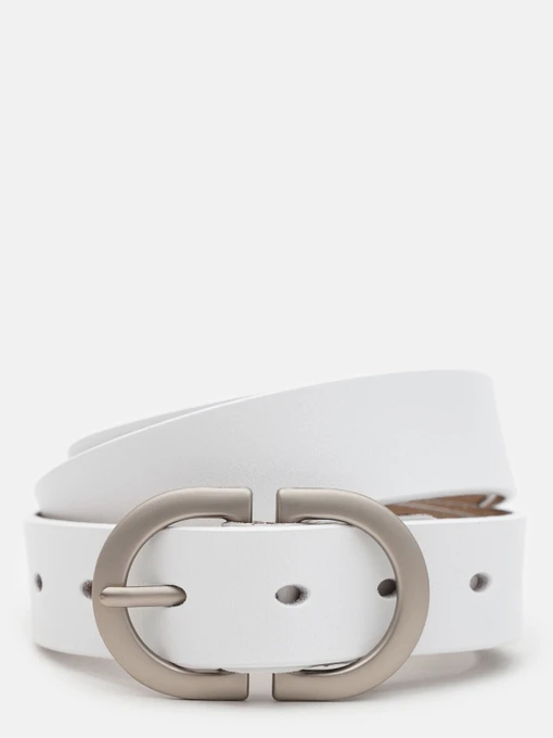 Ремені Borsa Leather модель CV1ZK-105w-white Фото