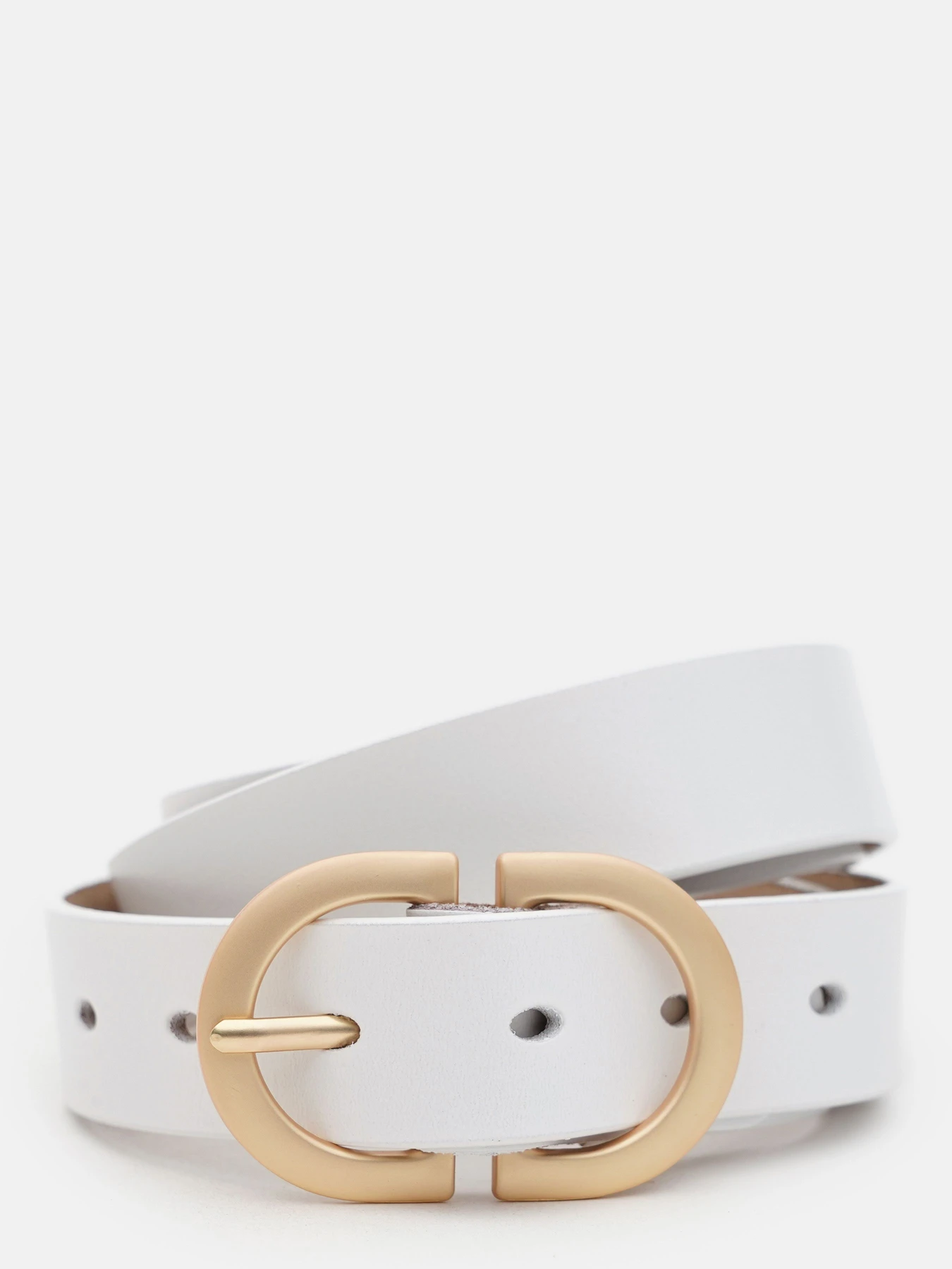 Ремни Borsa Leather модель CV1ZK105-goldwhite Фото