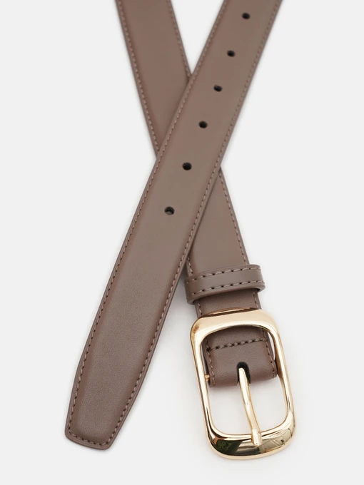 Borsa Leather Ремінь колір тауп фото 2