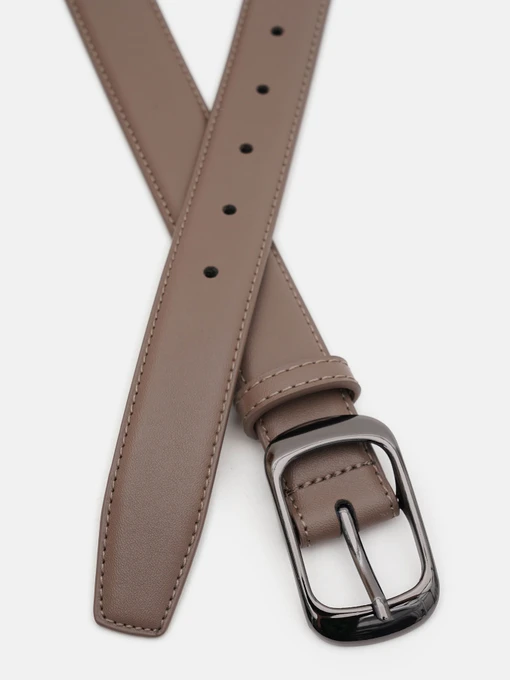 Borsa Leather Ремінь колір тауп фото 2