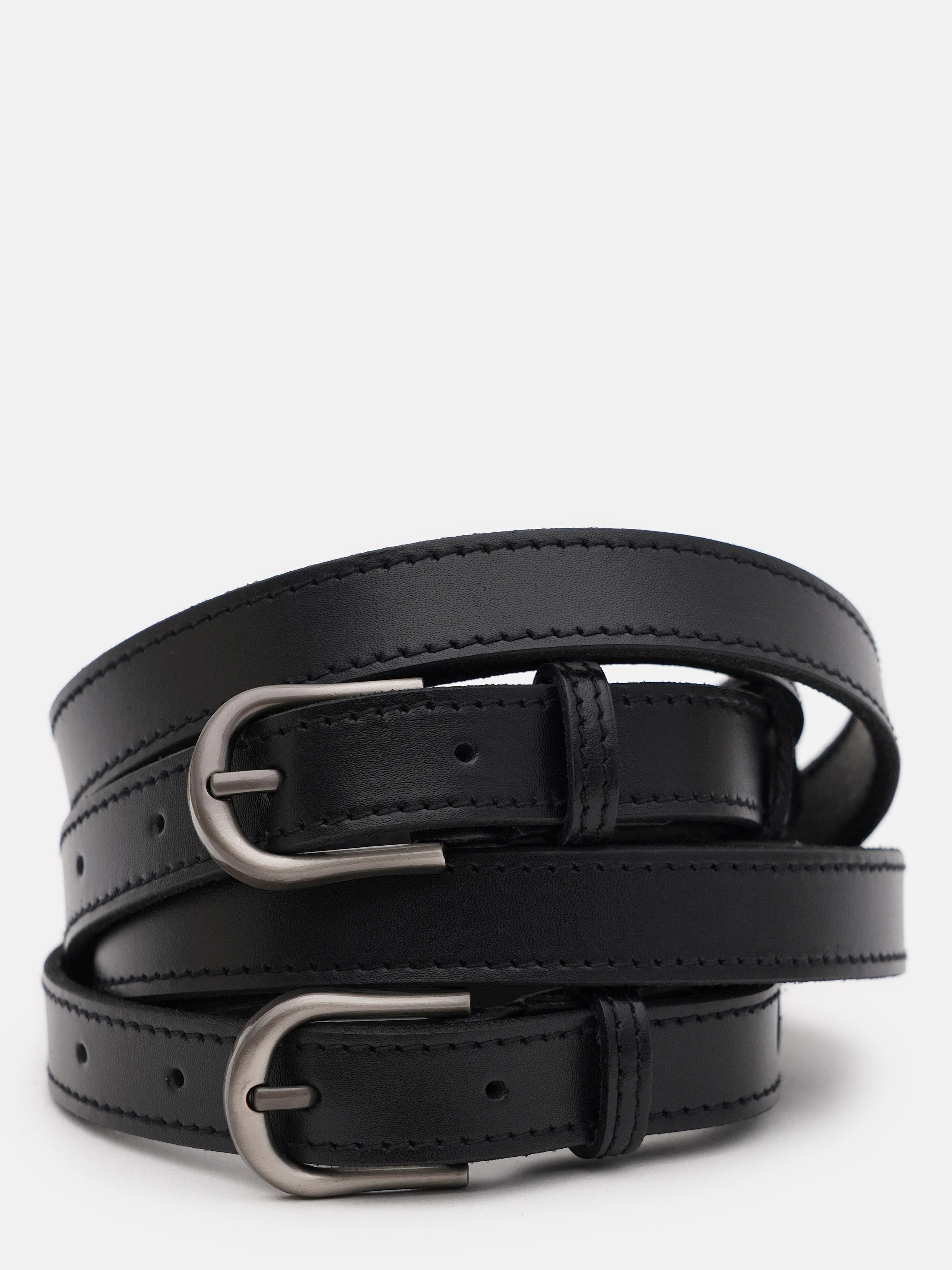 Borsa Leather Ремінь колір чорний