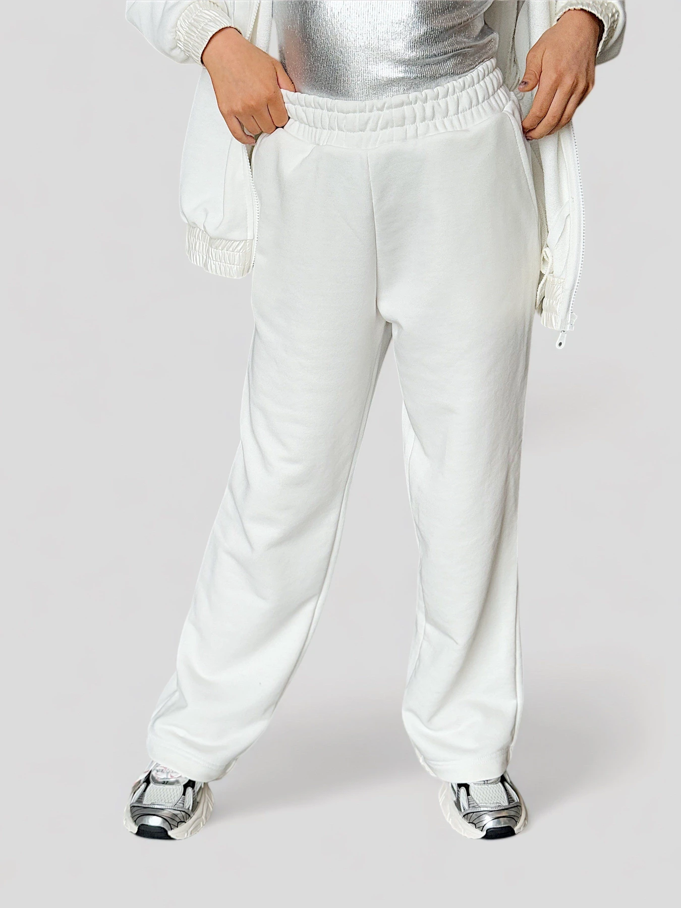 Брюки EVIE модель White-793 Фото