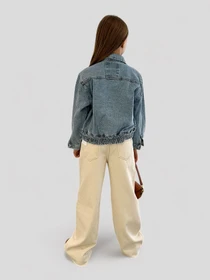 Куртки и дубленки EVIE модель Denim - 23236 Фото