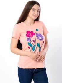 Футболки и поло Носи своє модель 8188-001-33-2-persik-kvti Фото