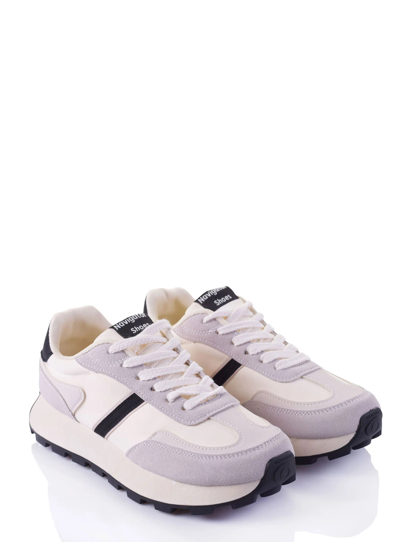 Кроссовки Navigator модель B4610-1beige-black Кроссовки Navigator модель B4610-1beige-black Фото