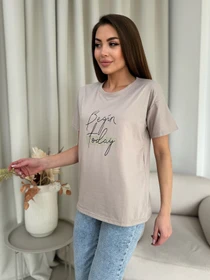 Футболки и поло ISSA Plus модель WN20-604_бежевый Фото