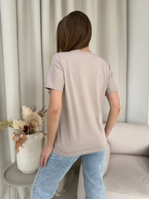 Футболки и поло ISSA Plus модель WN20-604_бежевый Фото