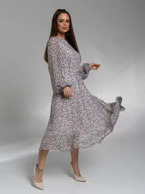 Платья ISSA Plus модель 14574_мультиколор Фото