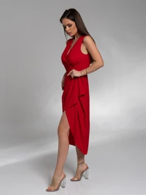 Платья ISSA Plus модель 14578_красный Фото