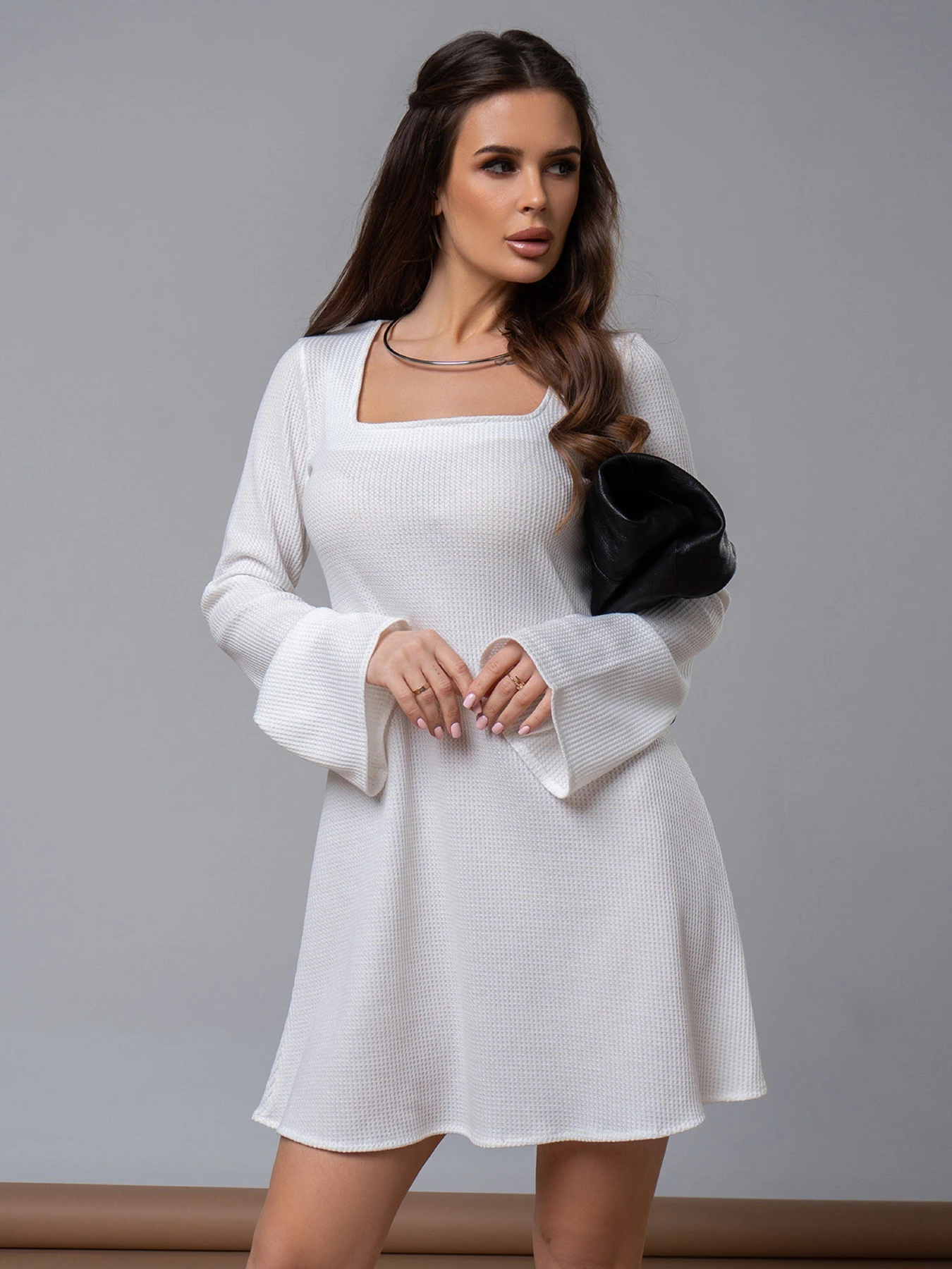 Платья ISSA Plus модель 14593_белый Платья ISSA Plus модель 14593_белый Фото