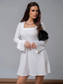 Платья ISSA Plus модель 14593_белый Фото