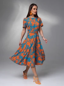 Сукні ISSA Plus модель 14620_мультиколор Фото