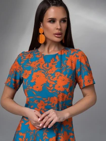 Сукні ISSA Plus модель 14620_мультиколор Фото