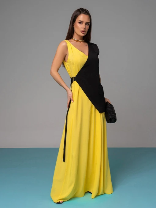 Сукні ISSA Plus модель 14625_желтый Фото