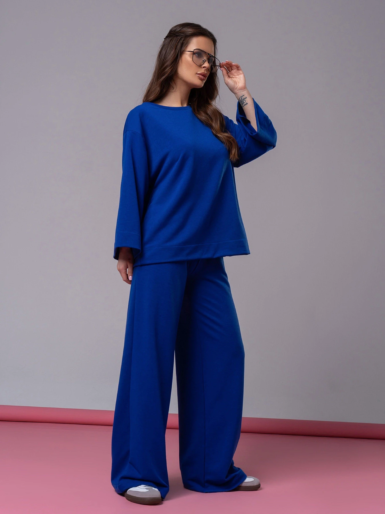 Костюми ISSA Plus модель 14586_электрик Костюми ISSA Plus модель 14586_электрик Фото