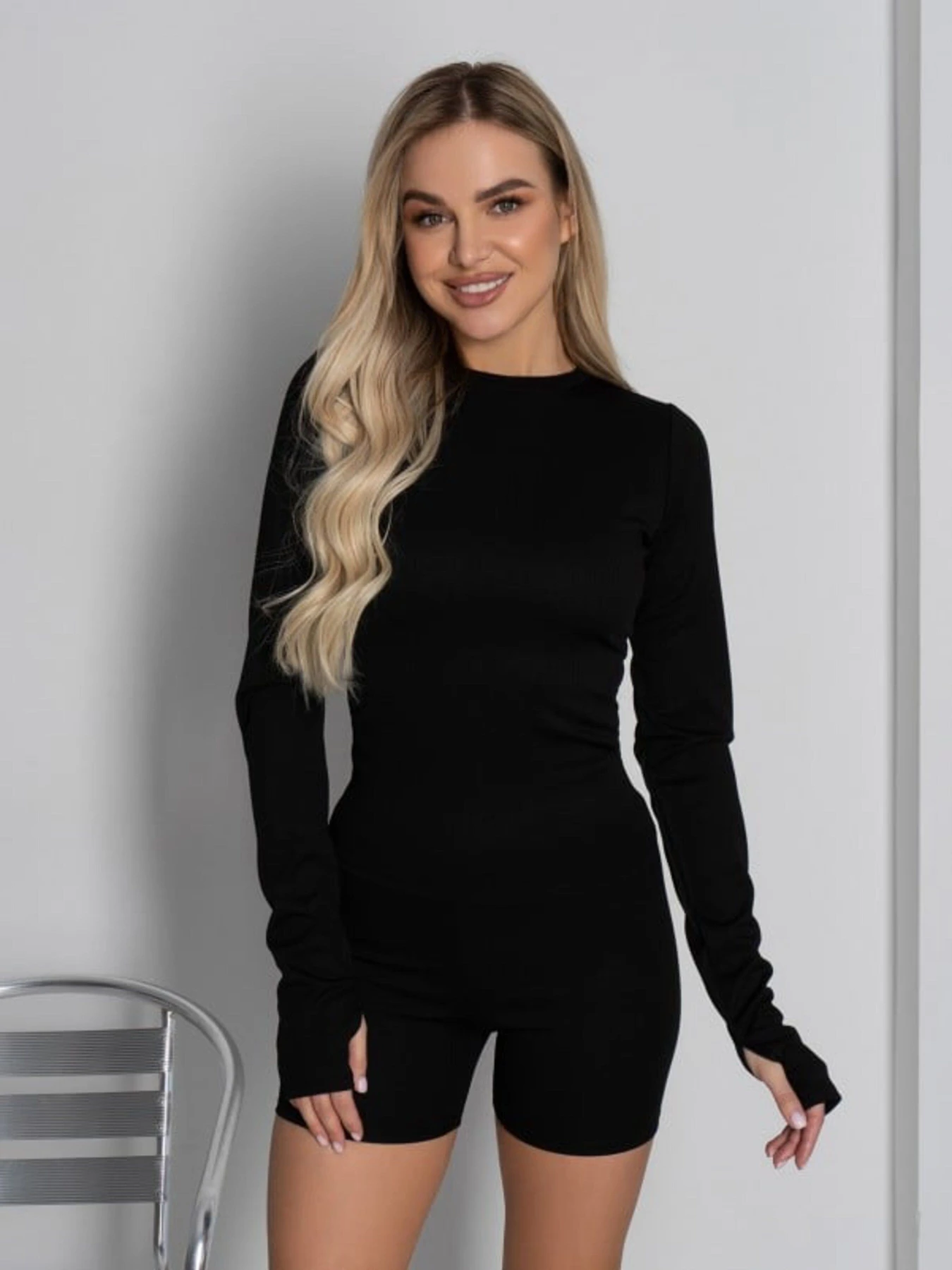 Костюми ISSA Plus модель 14611_черный Костюми ISSA Plus модель 14611_черный Фото