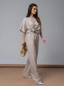 Костюми ISSA Plus модель 14602_бежевый Фото