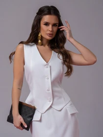 Костюми ISSA Plus модель 14609_молочный Фото