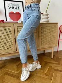 Джинси ISSA Plus модель WN20-611_голубой Фото
