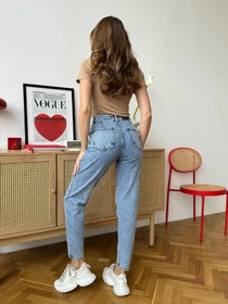 Джинси ISSA Plus модель WN20-611_голубой Фото