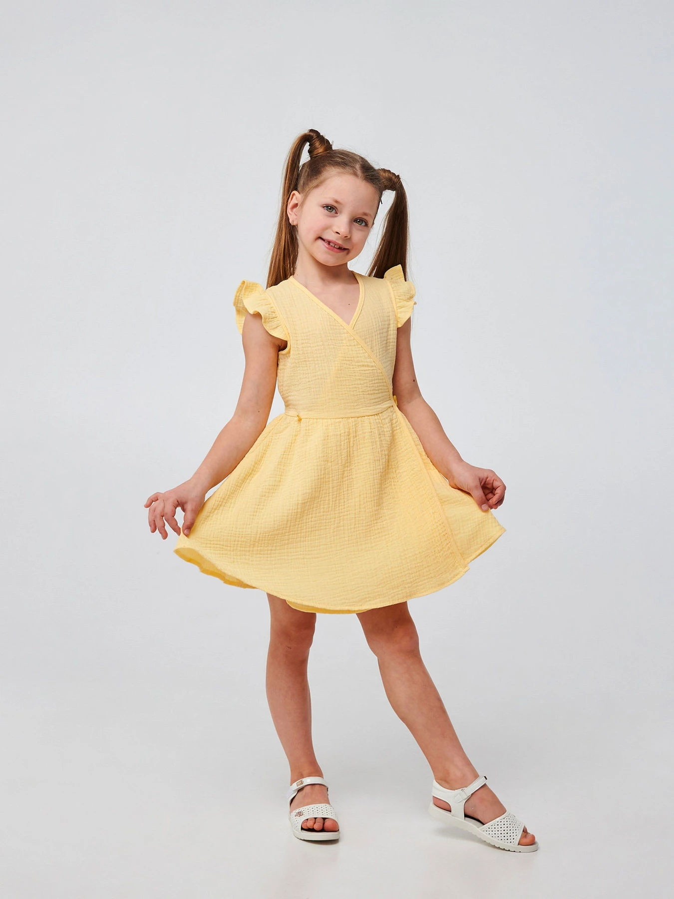Платья SMIL модель smil_120381-limonnyj Фото