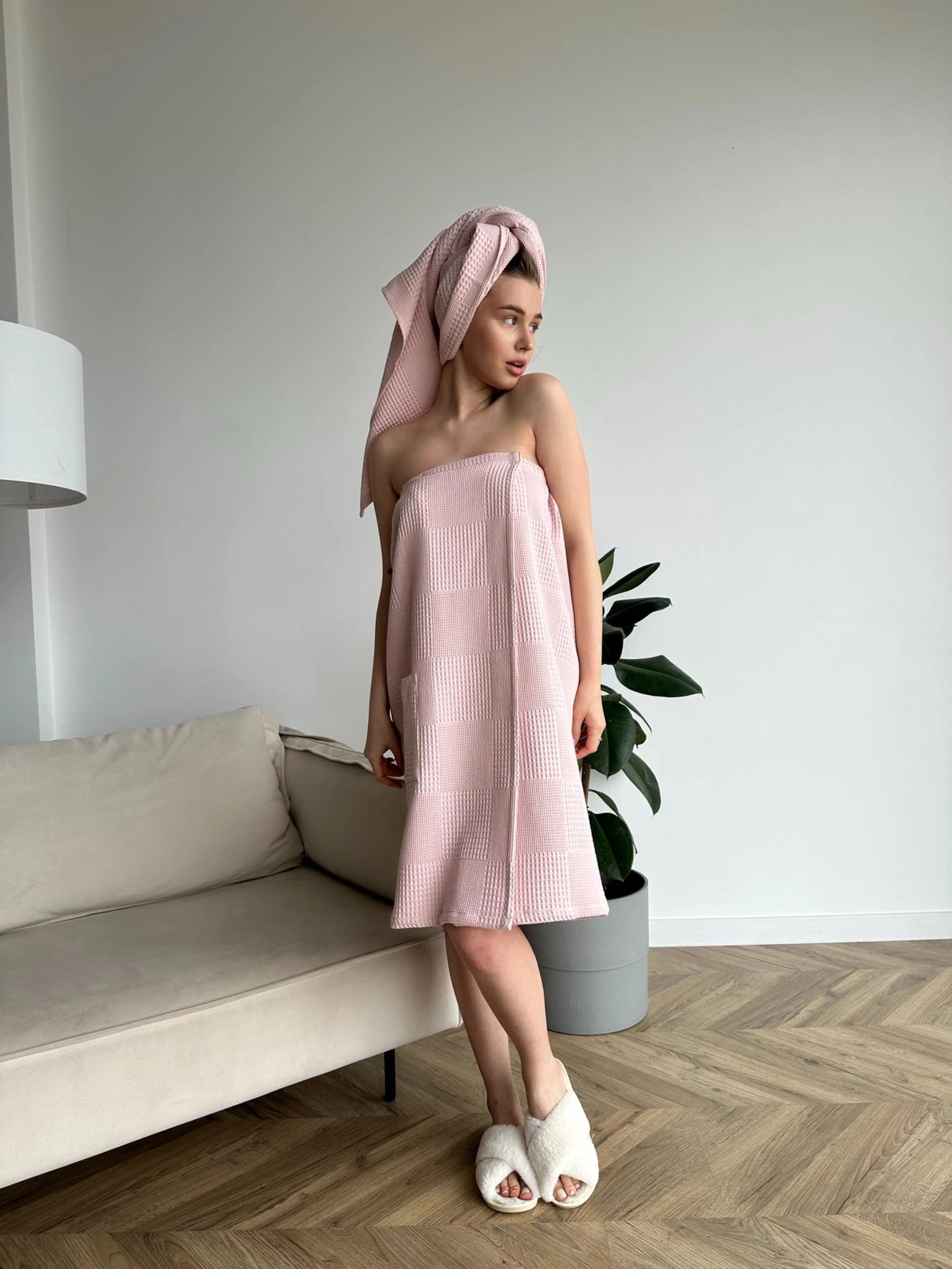 Жіночий подарунковий набір Мозаїка пудра Cosy модель Set7101021 Жіночий подарунковий набір Мозаїка пудра Cosy модель Set7101021 Фото