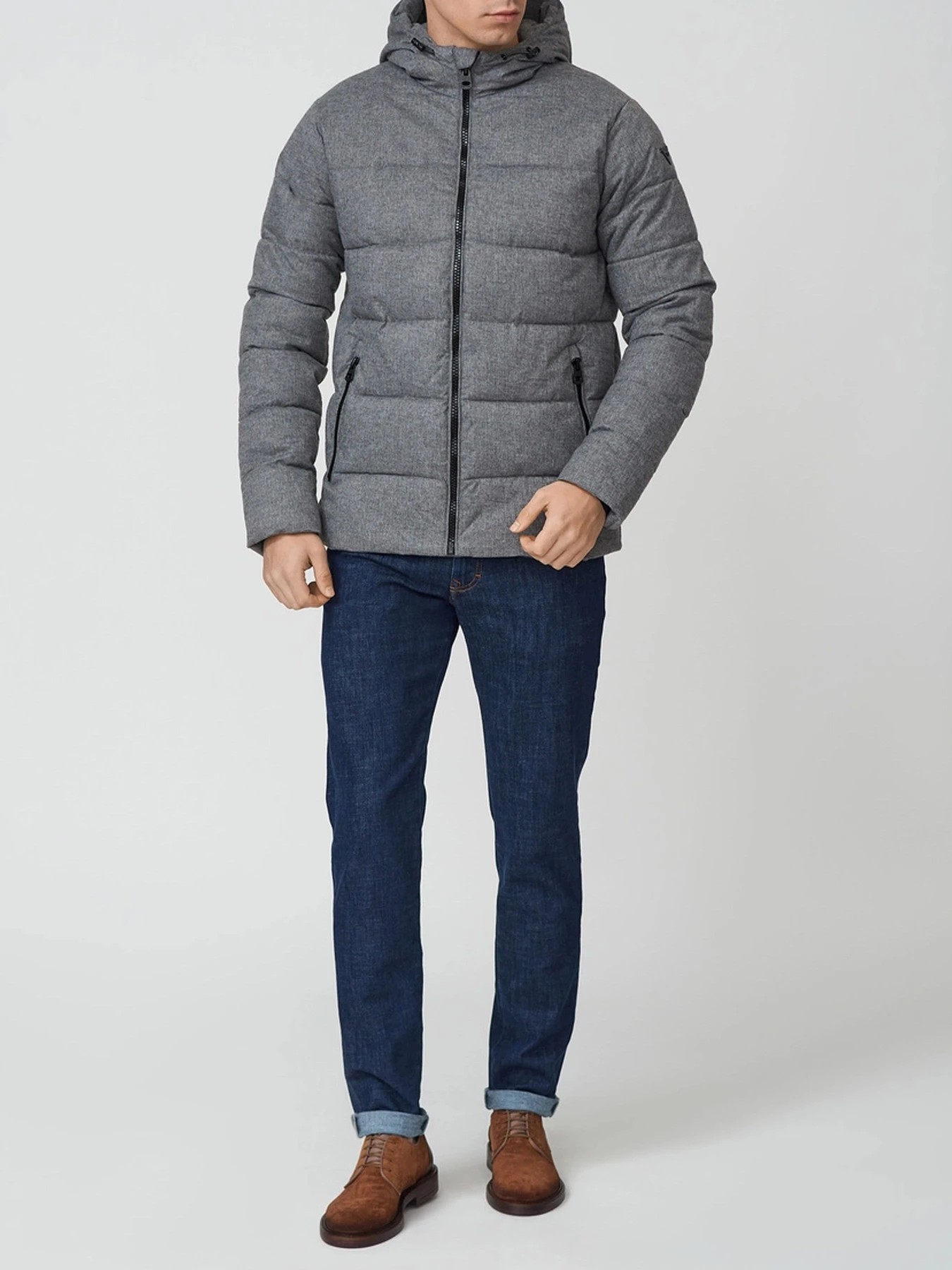 Куртки та дублянки Fred Mello модель FM21W07KD_GREY Фото