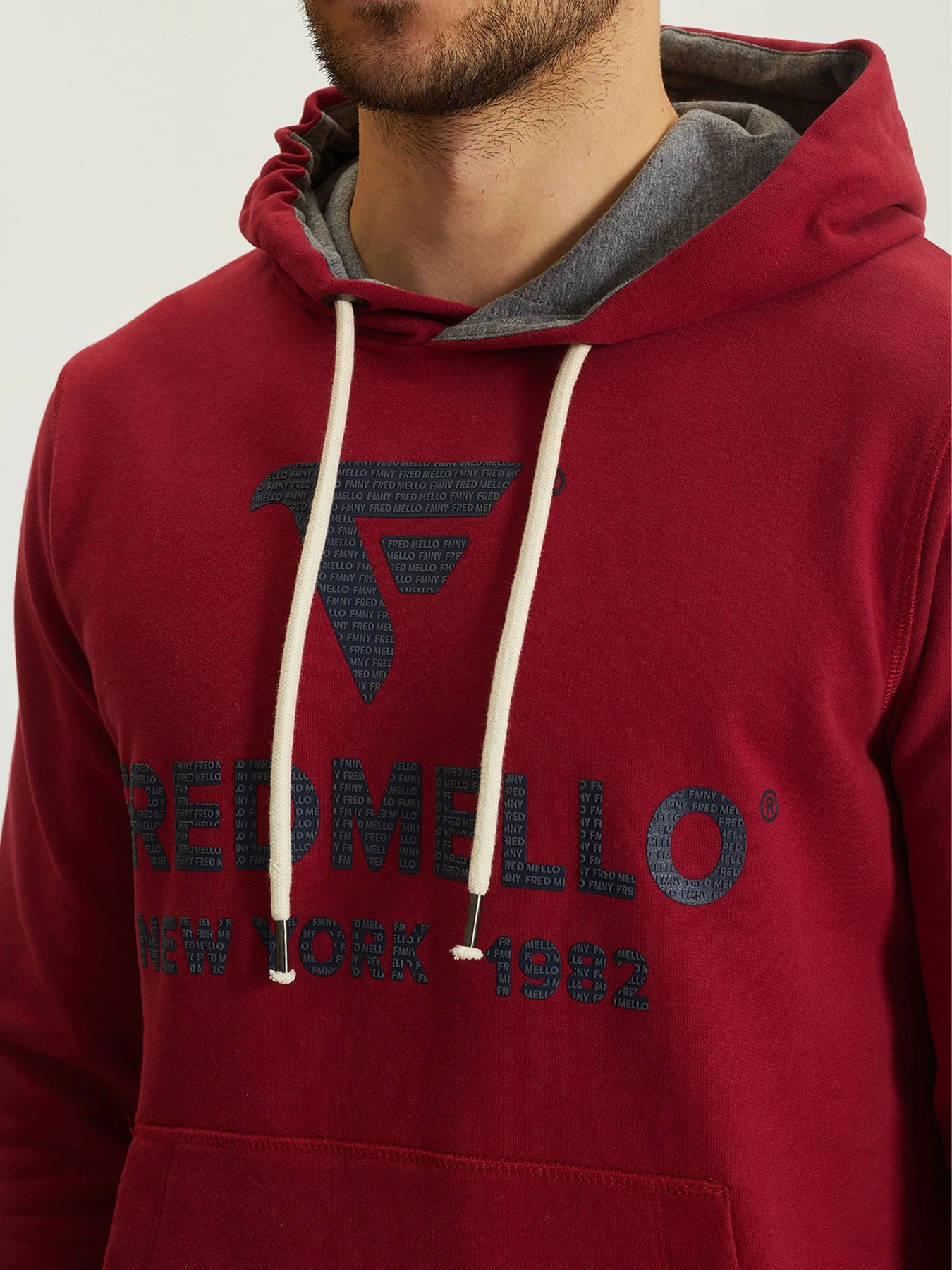 Худи и свитшоты Fred Mello модель FM21W02FC_RED Фото