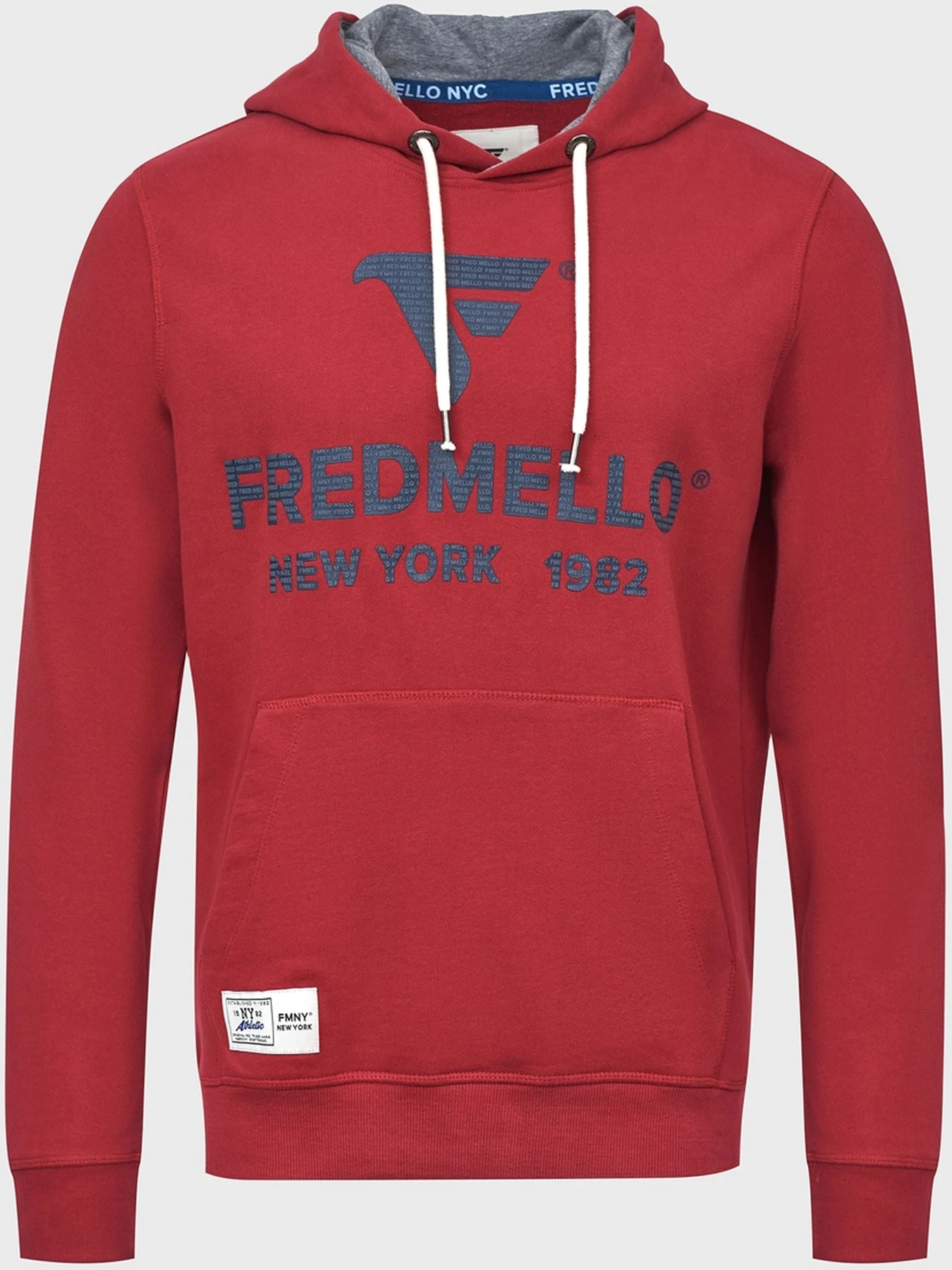 Худи и свитшоты Fred Mello модель FM21W02FC_RED Фото