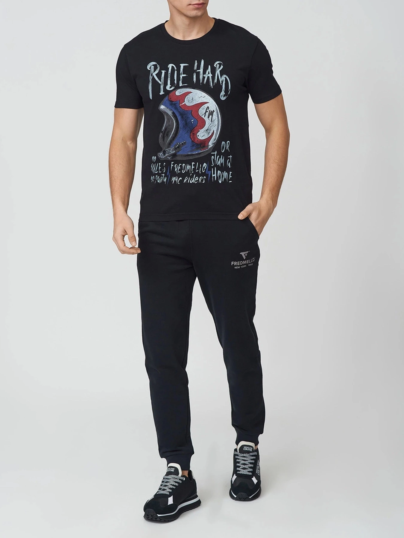 Штани Fred Mello модель FM21W01PF_BLACK Фото