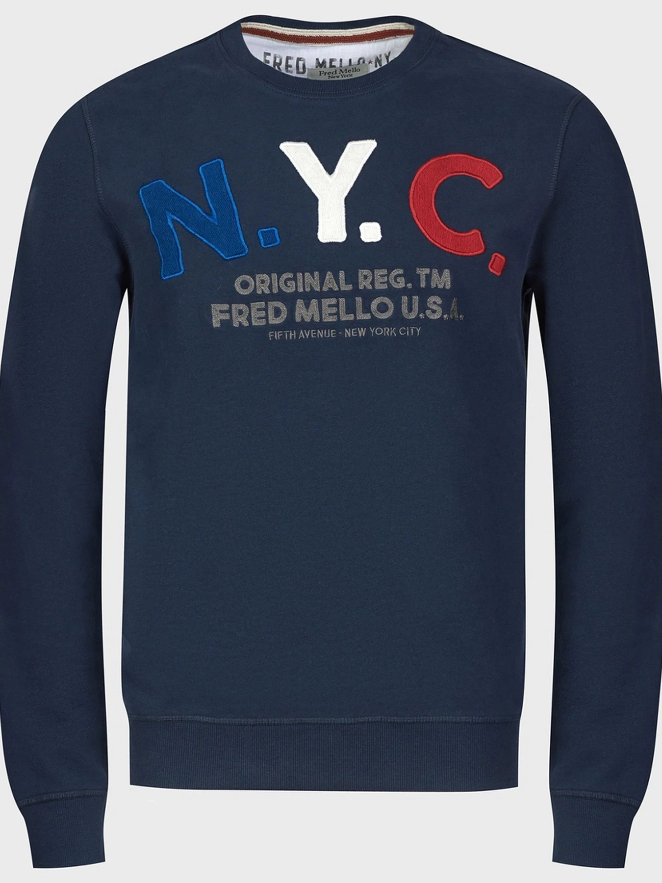 Худи и свитшоты Fred Mello модель FM20W09FG_BLUE Фото
