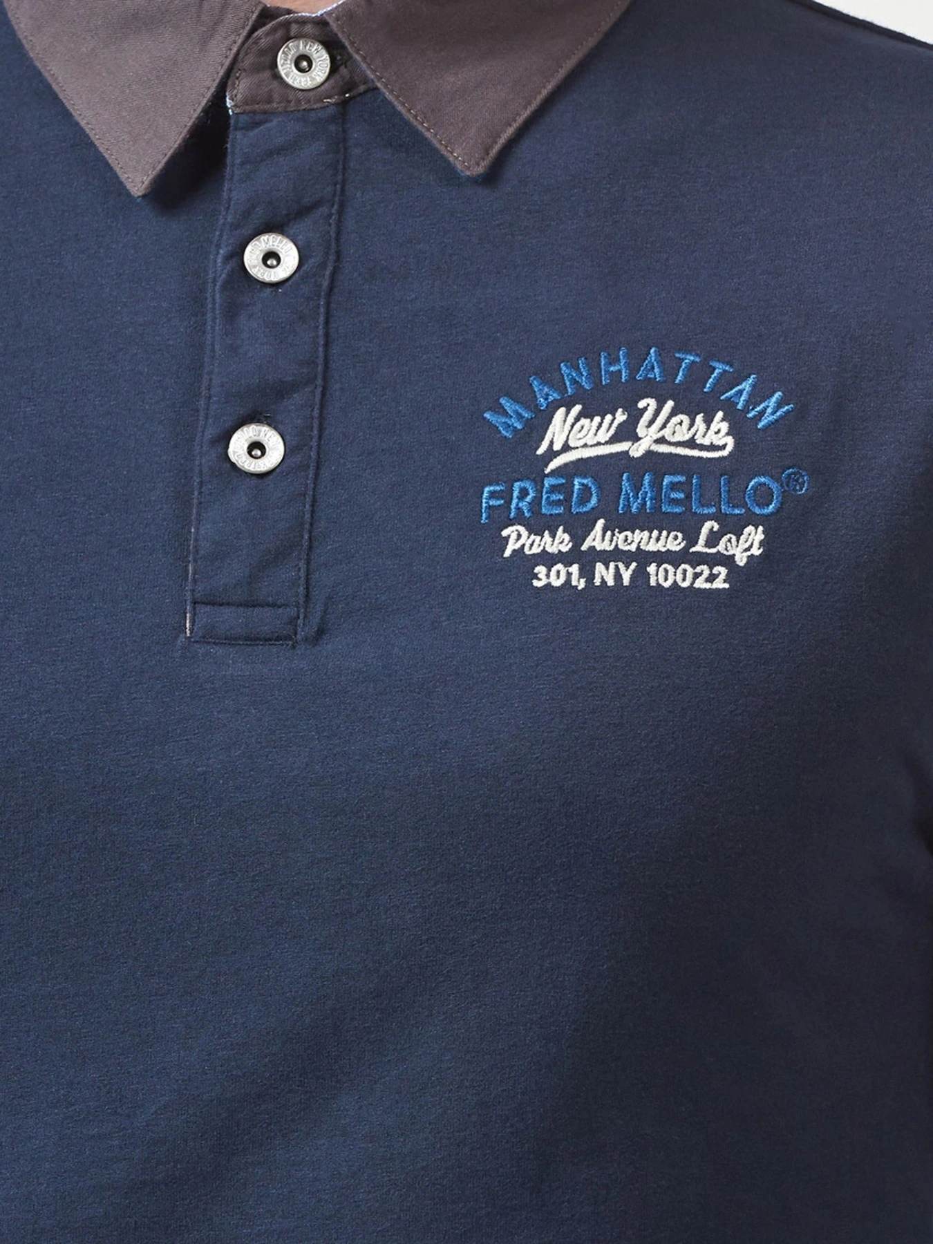 Худи и свитшоты Fred Mello модель FM20W04QC_BLUE Фото