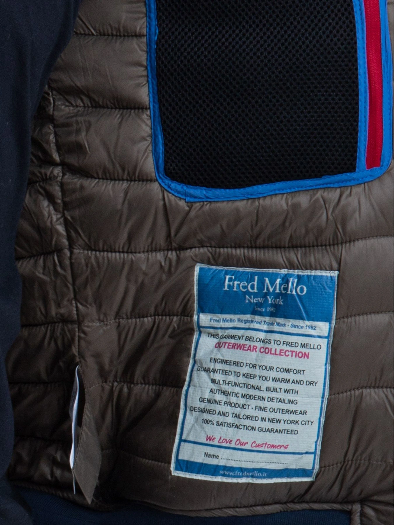 Куртки и дубленки Fred Mello модель FM20W26KU_BLUE Фото