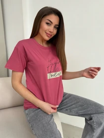 Футболки и поло ISSA Plus модель WN20-604_темно_розовый Фото