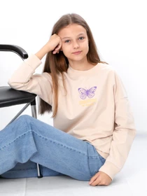 Худи и свитшоты Носи своє модель 6393-057-33-2-kremovij Фото