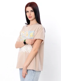 Футболки и поло Носи своє модель 8127-057-33-temno-kremovij-vzerunok Фото