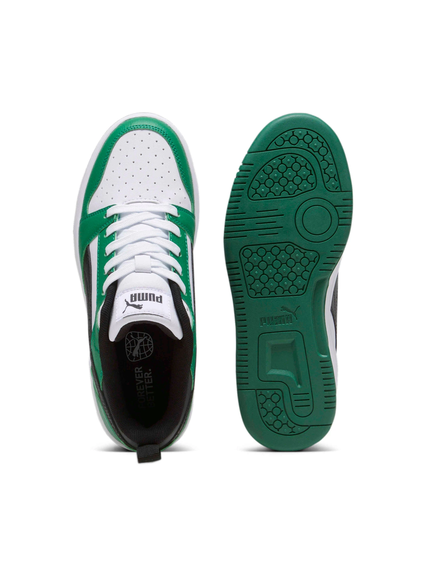 Кеды PUMA Rebound V6 Lo Jr модель 393833 Кеды PUMA Rebound V6 Lo Jr модель 393833 Фото