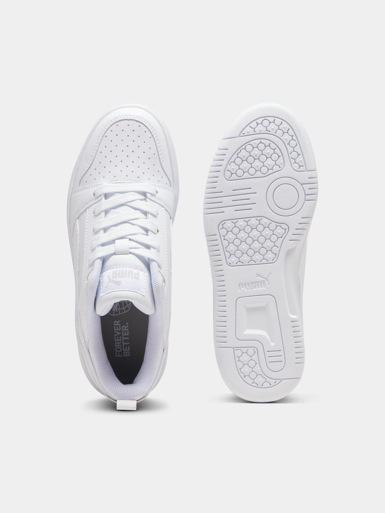 Кеды PUMA Rebound V6 Lo Jr модель 393833 Кеды PUMA Rebound V6 Lo Jr модель 393833 Фото