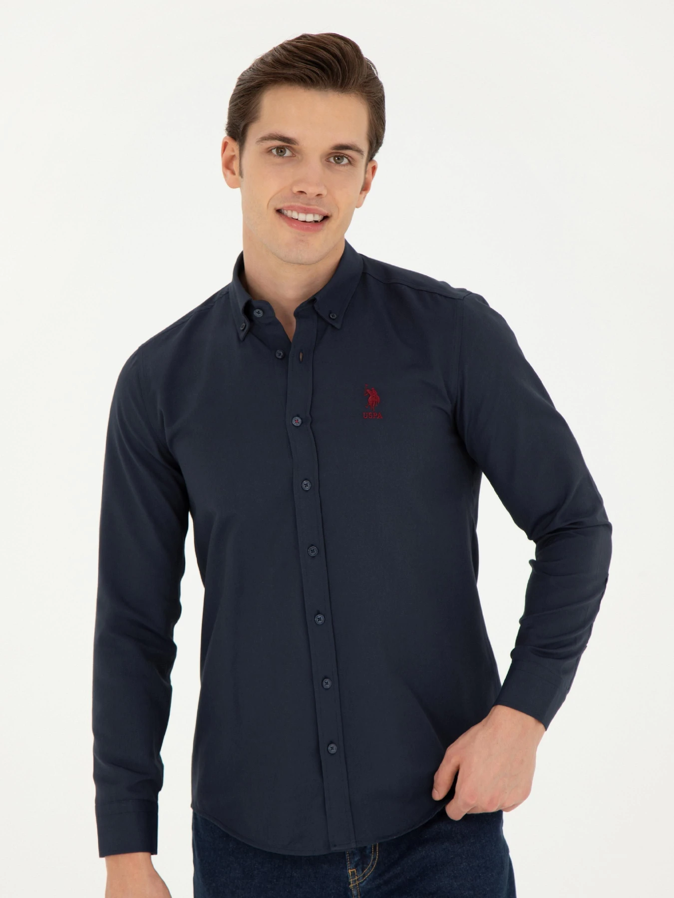 Рубашки US Polo модель G081GL004.000.1450315.VR033 Фото