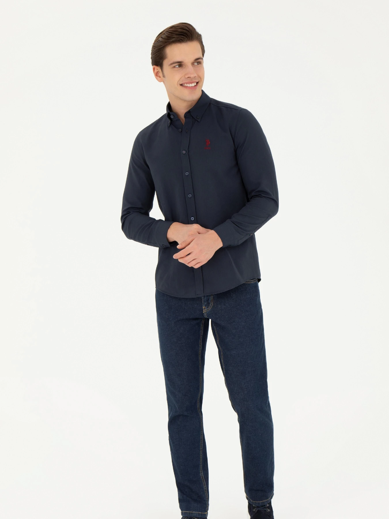 Рубашки US Polo модель G081GL004.000.1450315.VR033 Фото