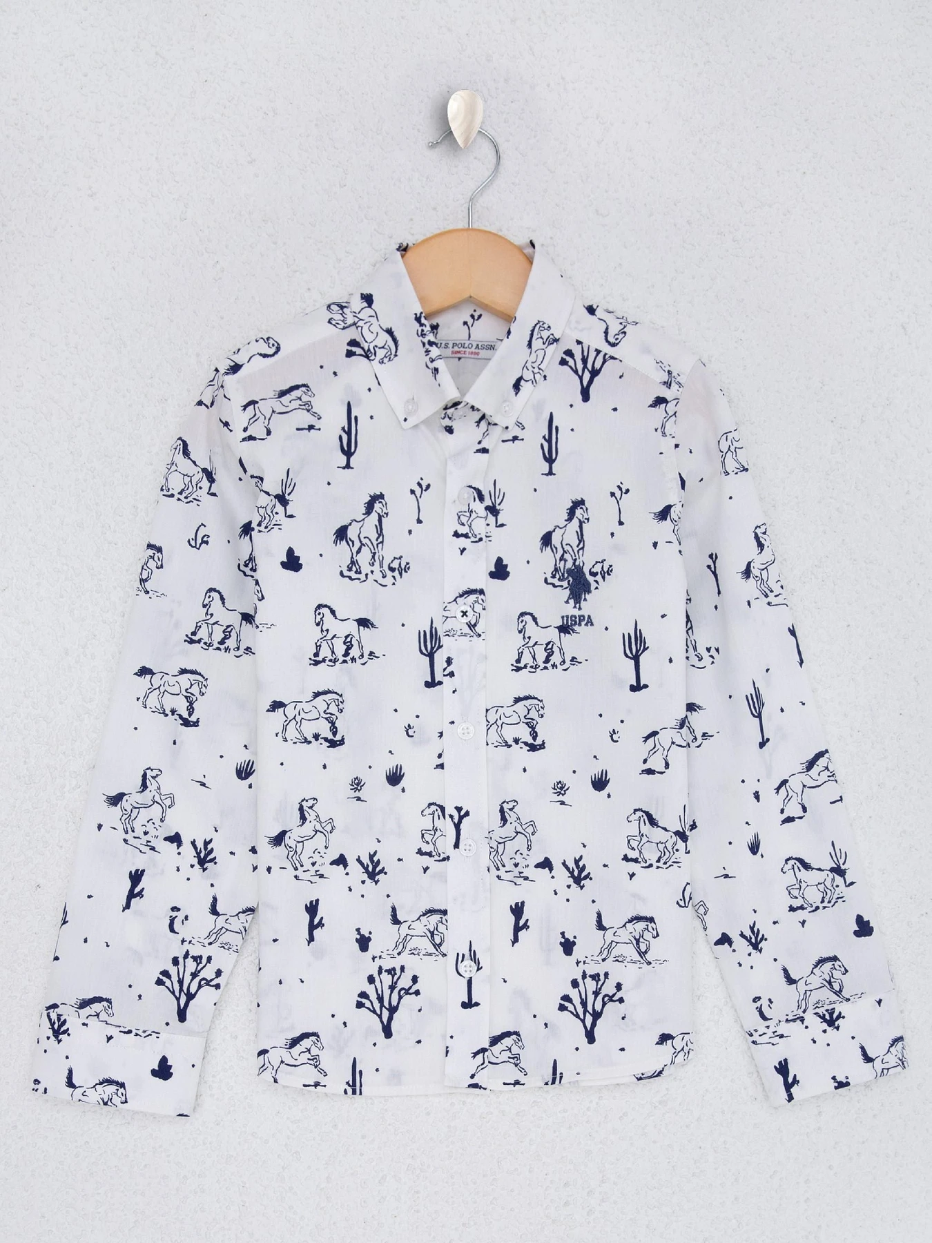 Рубашки US Polo модель G083SZ004.000.1093419.VR013 Фото