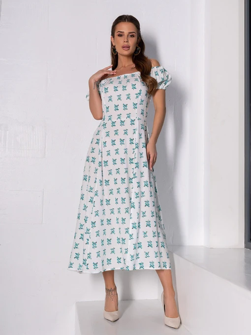 Сукні ISSA Plus модель 14644_белый Фото