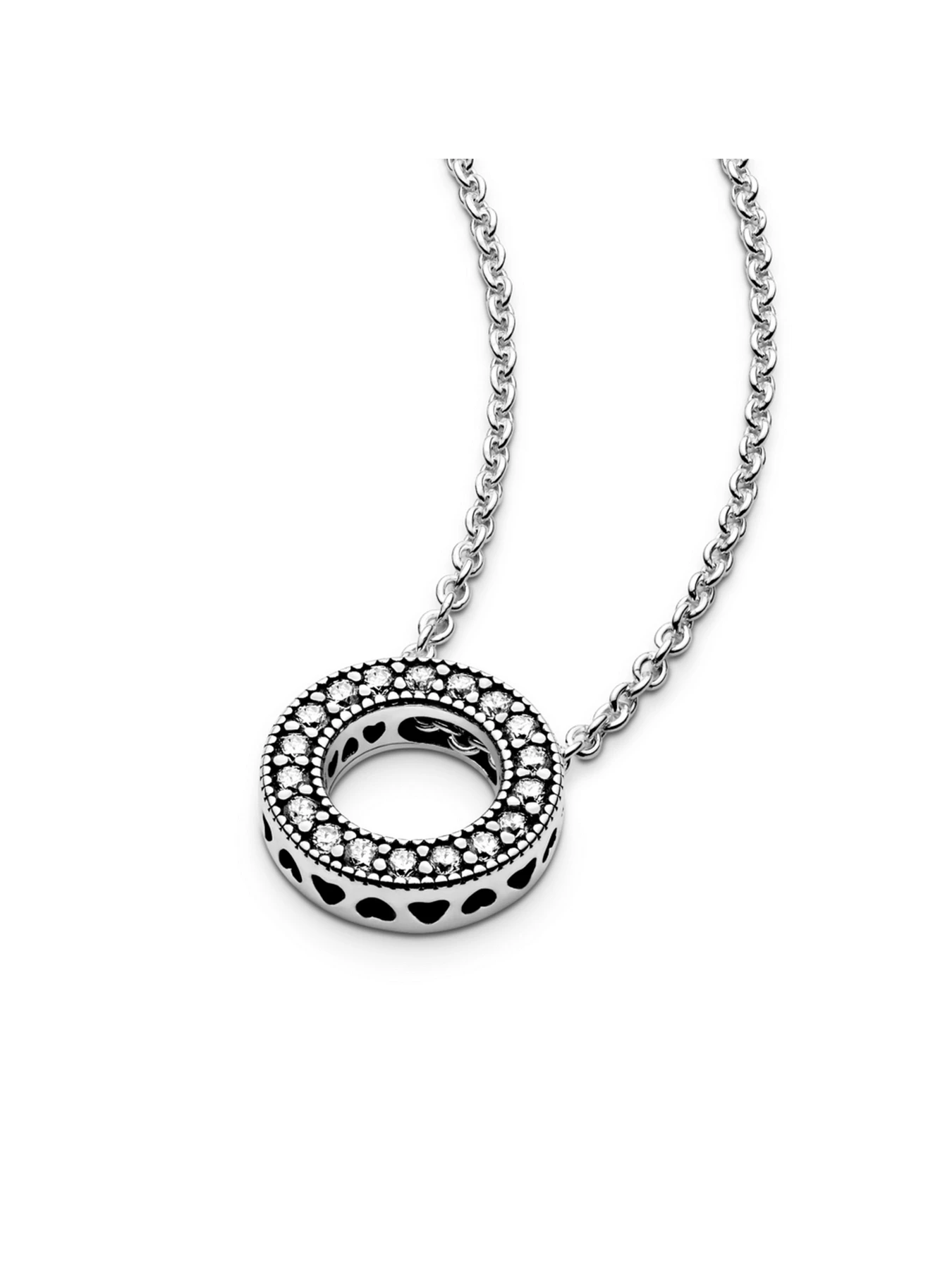 Кольє PANDORA Moments модель 397436CZ Кольє PANDORA Moments модель 397436CZ Фото