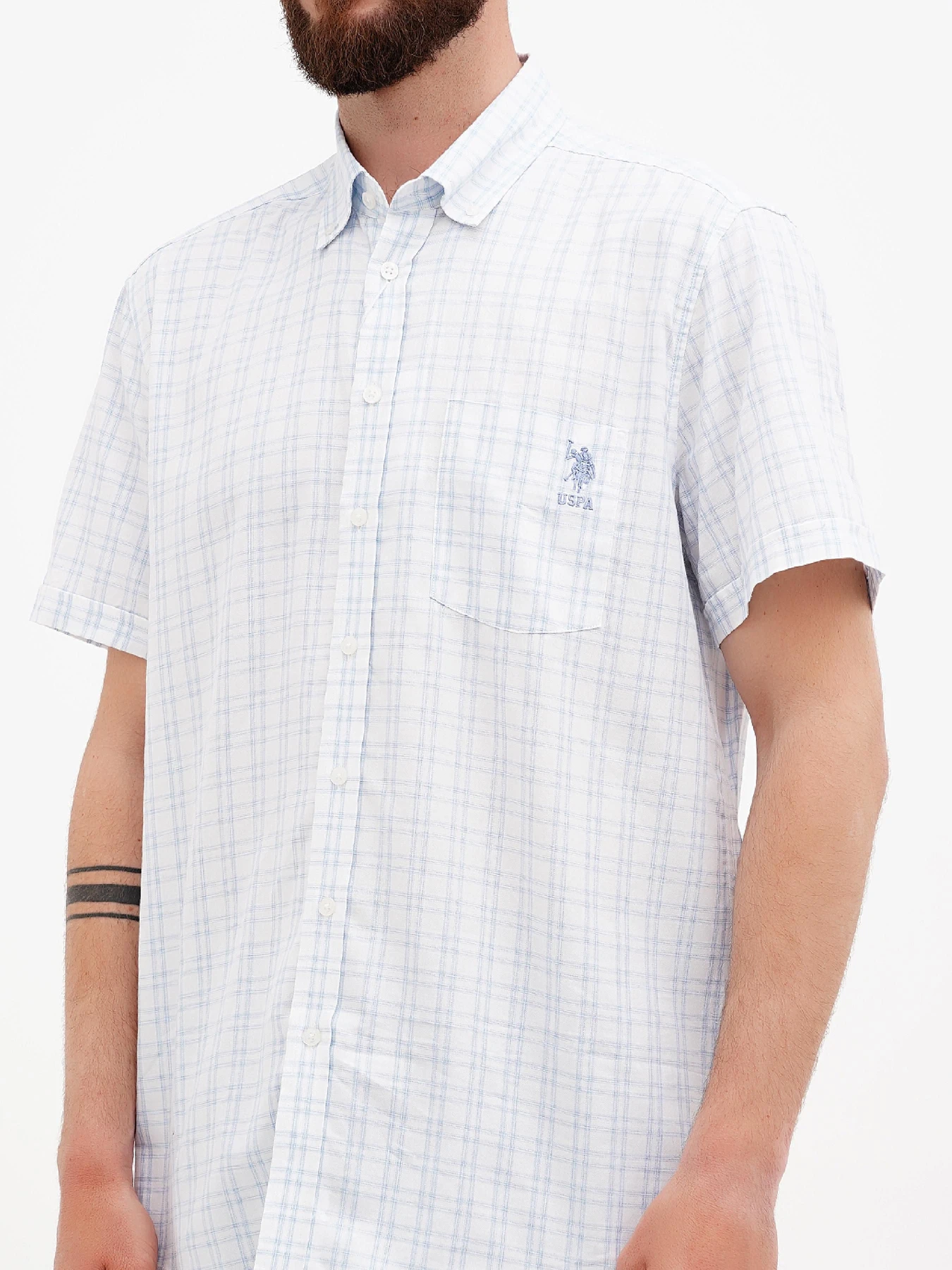 Рубашки US Polo модель USPA.1584224.VR036 Фото