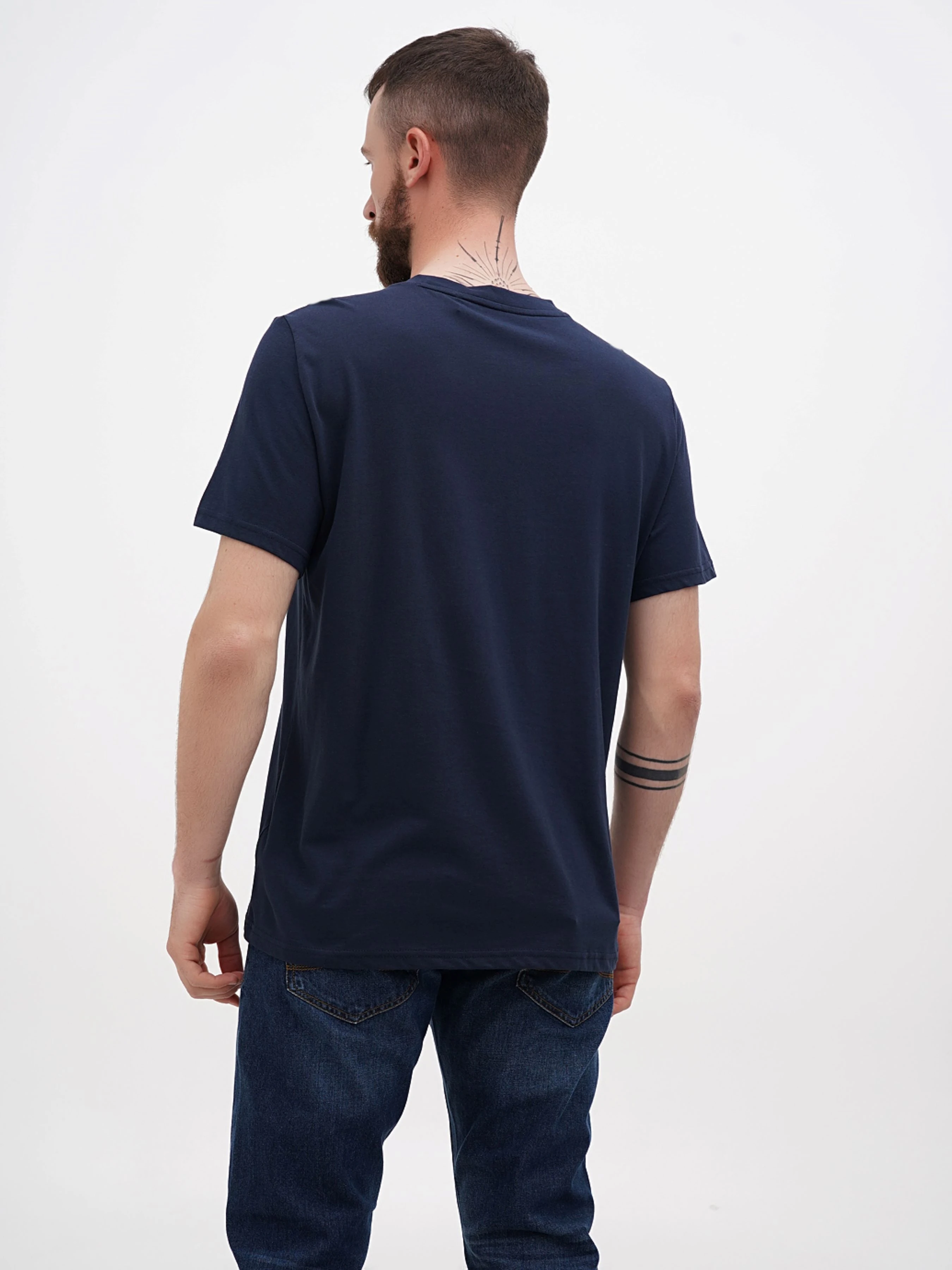 Бавовняна Чоловіча Футболка Mustang Jeans фото 2