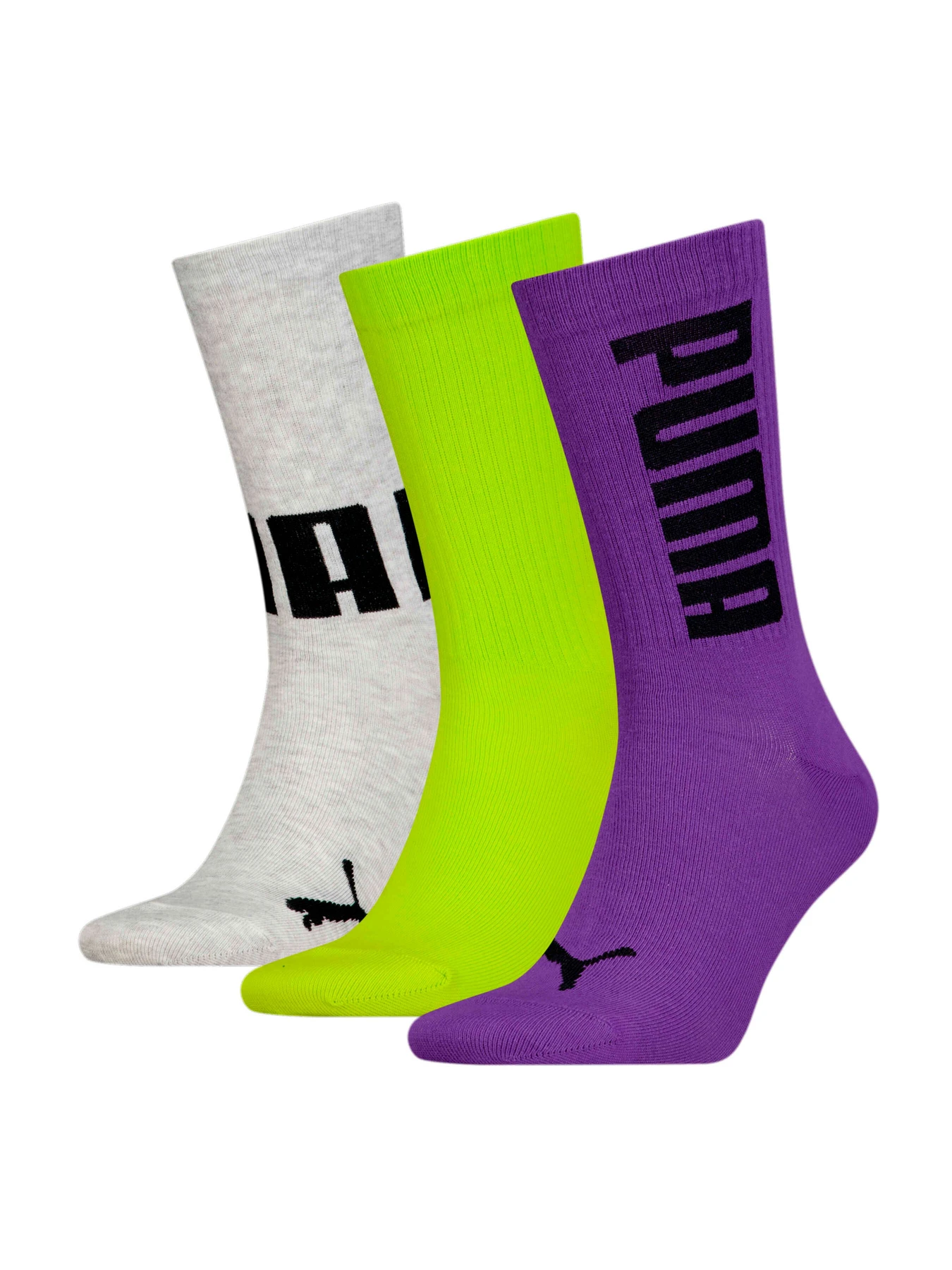 Носки и гольфы PUMA Unisex Big Logo Crew 3p модель 938387 Фото